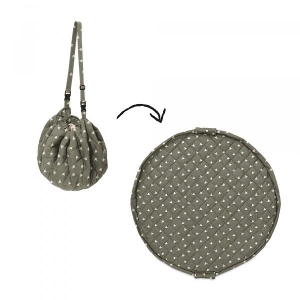Sac à jouets / tapis d'éveil 2 en 1 en coton bio soft birds Play & go