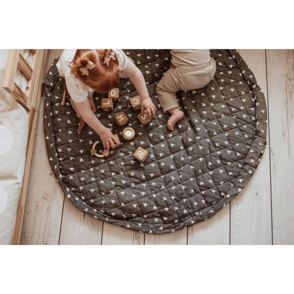Sac à jouets / tapis d'éveil 2 en 1 en coton bio soft birds Play & go
