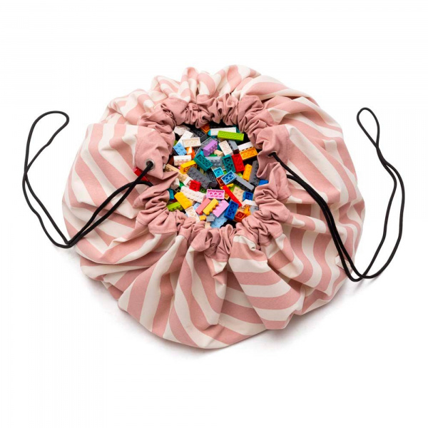 Grand sac à jouets / tapis de jeu 2 en 1 carte du monde Play & go