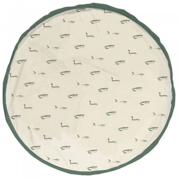 Grand sac à jouet / tapis de jeu 2 en 1 - crocodile Play & go