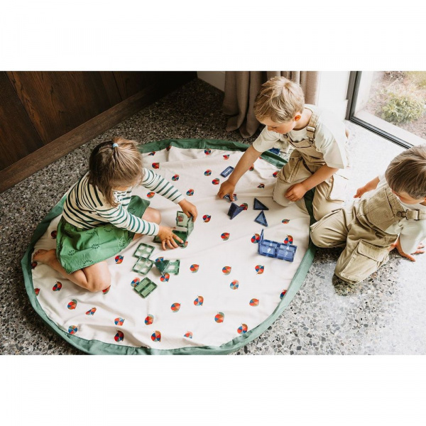 Grand sac à jouet / tapis de jeu 2 en 1 - snail Play & go