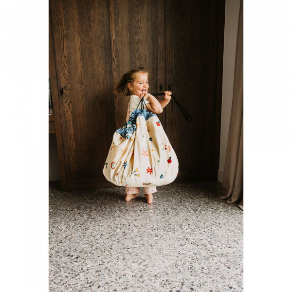 Grand sac à jouet / tapis de jeu 2 en 1 - funny days Play & go