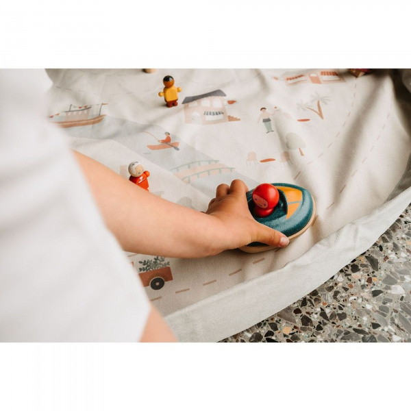 Grand sac à jouet / tapis de jeu 2 en 1 - city Play & go