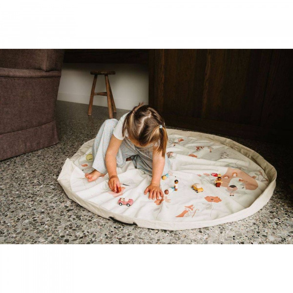 Grand sac à jouet / tapis de jeu 2 en 1 - fairy world Play & go