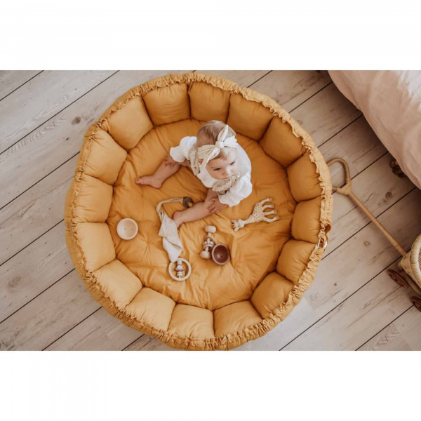 Tapis de jeu bébé 3 en 1 organic bloom bird Play & go