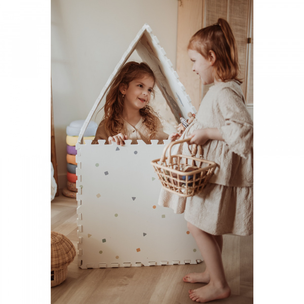 Tapis de jeu réversible 2 en 1 eevaa world Play & go