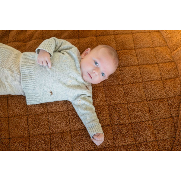 Sac à jouets / tapis d'éveil 2 en 1 noomad soft teddy marron Play & go