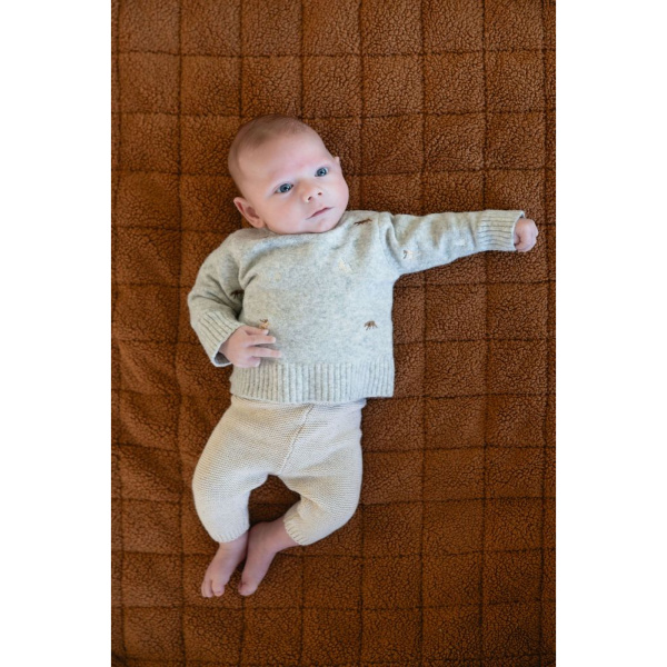 Sac à jouets / tapis d'éveil 2 en 1 noomad soft teddy marron Play & go