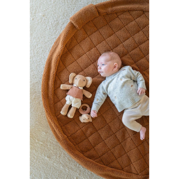 Sac à jouets / tapis d'éveil 2 en 1 noomad soft teddy marron Play & go