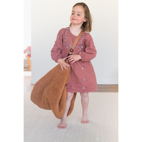 Sac à jouets / tapis d'éveil 2 en 1 noomad soft teddy marron Play & go
