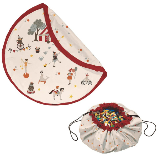 Grand sac à jouet / tapis de jeu 2 en 1 - circus Play & go