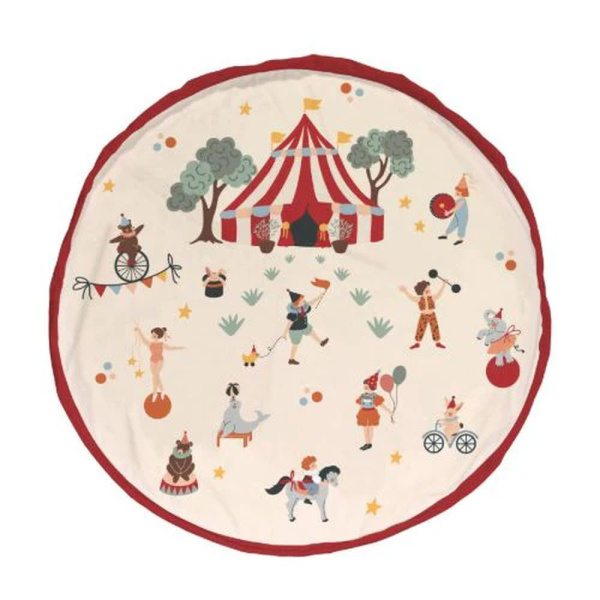 Grand sac à jouet / tapis de jeu 2 en 1 - circus Play & go