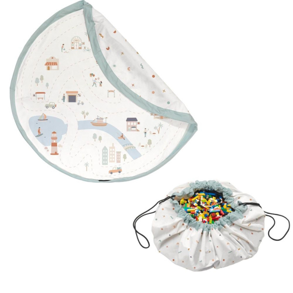 Grand sac à jouet / tapis de jeu 2 en 1 - city Play & go
