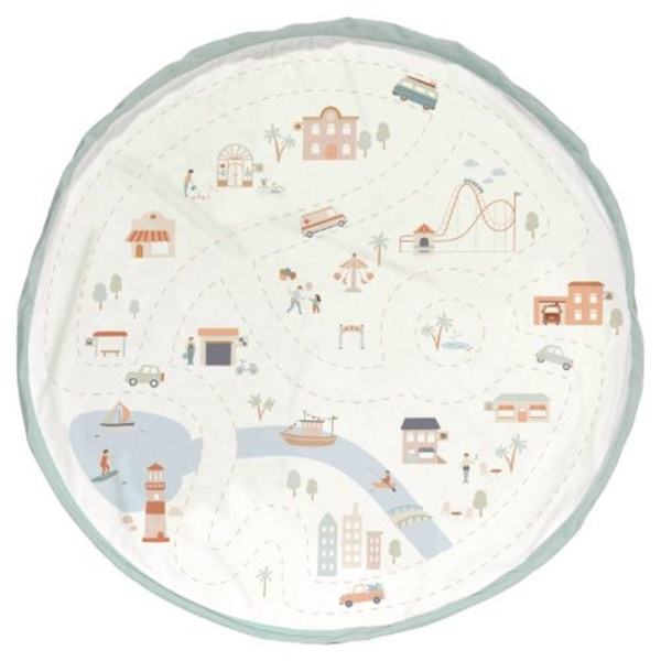 Grand sac à jouet / tapis de jeu 2 en 1 - city Play & go
