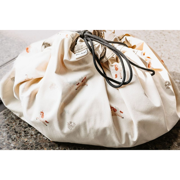 Grand sac à jouet / tapis de jeu 2 en 1 - fairy world Play & go