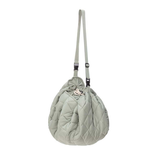 Sac à jouets / tapis d'éveil 2 en 1 en coton bio - meadow green Play & go