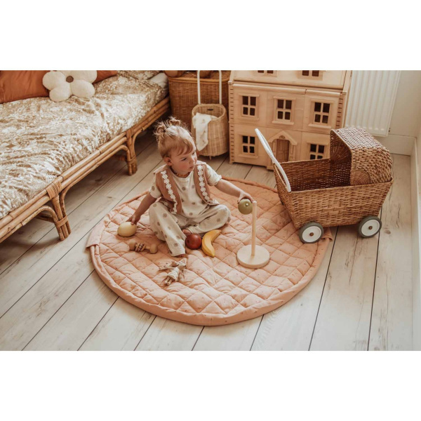 Sac à jouets / tapis d'éveil 2 en 1 noomad soft fleuri Play & go