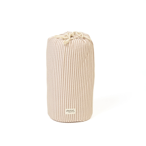 Sac à jouets / tapis d'éveil 2 en 1 noomad soft brown stripes Play & go