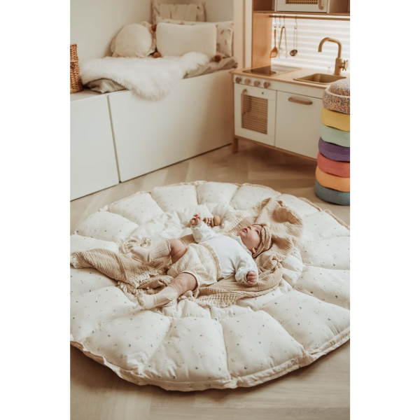 Tapis de jeu / nid de bébé 2 en 1 organic bloom moon Play & go