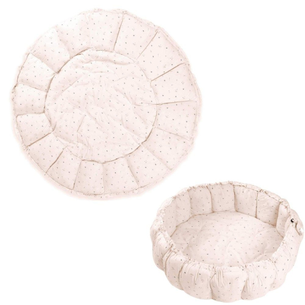 Tapis de jeu / nid de bébé 2 en 1 organic bloom moon Play & go