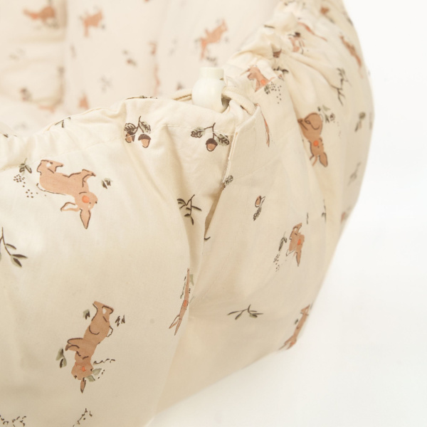 Tapis de jeu / nid de bébé 2 en 1 organic bloom rabbit Play & go