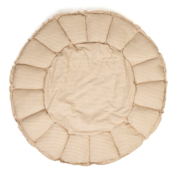Tapis de jeu / nid de bébé 2 en 1 organic bloom brown stripes Play & go