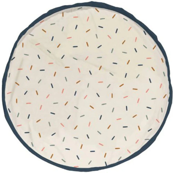 Grand sac à jouet / tapis de jeu 2 en 1 - confetti Play & go