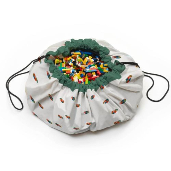 Grand sac à jouet / tapis de jeu 2 en 1 - snail Play & go