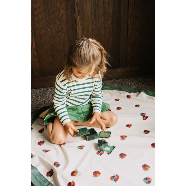 Grand sac à jouet / tapis de jeu 2 en 1 - snail Play & go