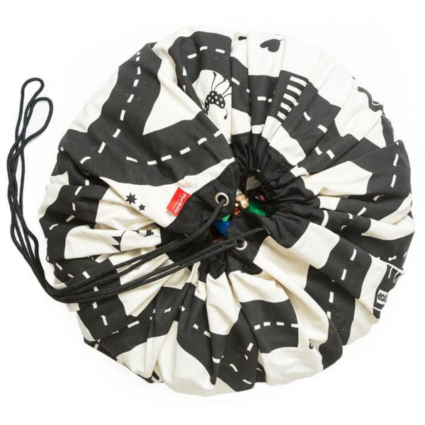 Grand sac à jouet / tapis de jeu 2 en 1 - roadmap Play & go
