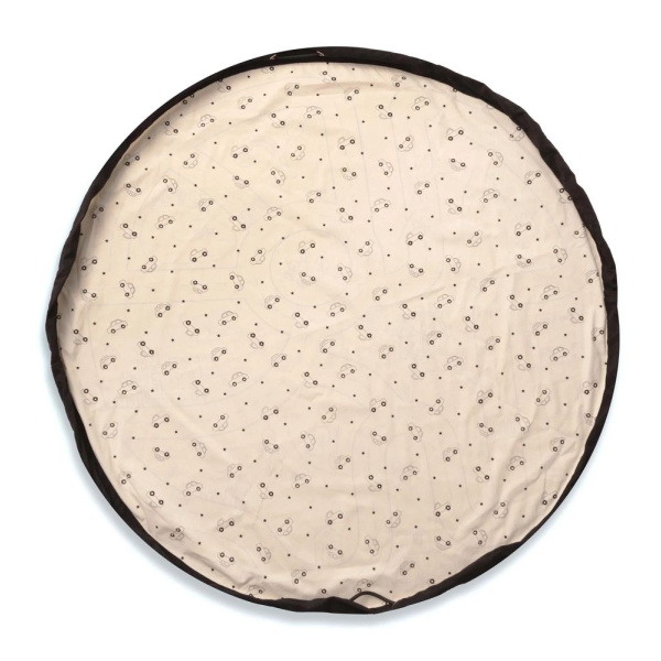 Grand sac à jouet / tapis de jeu 2 en 1 - ecry. black Play & go