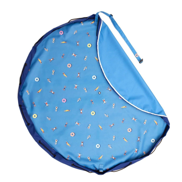 Grand sac à jouets d'extérieur / tapis de jeu 2 en swim fun Play & go