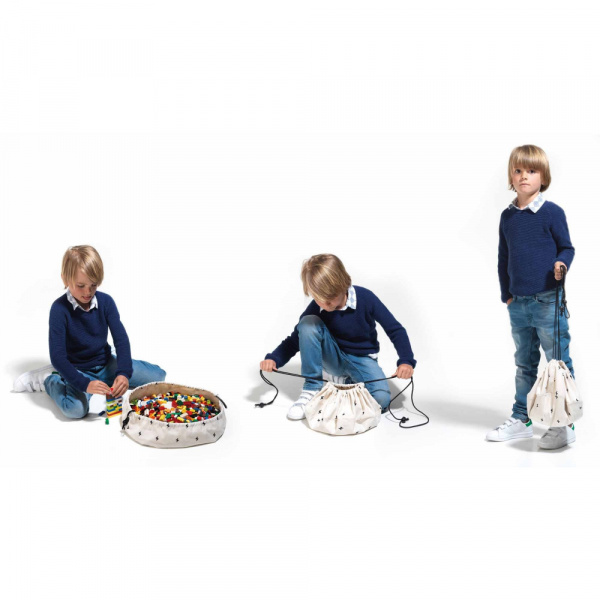 Petit sac à jouets / tapis de jeu 2 en 1 cars Play & go