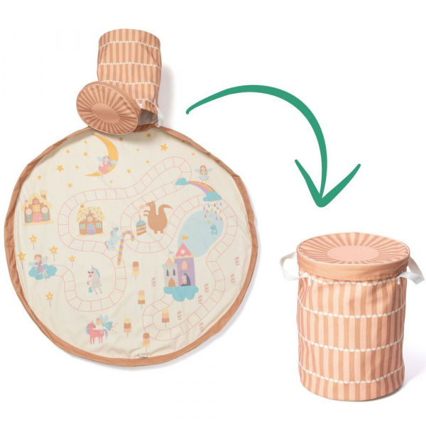 Panier de rangement + tapis de jeu - soo fairyworld Play & go