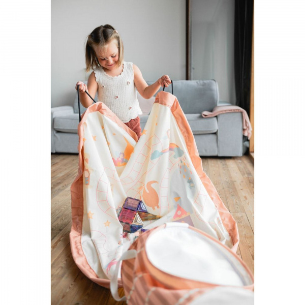 Panier de rangement + tapis de jeu - soo fairyworld Play & go