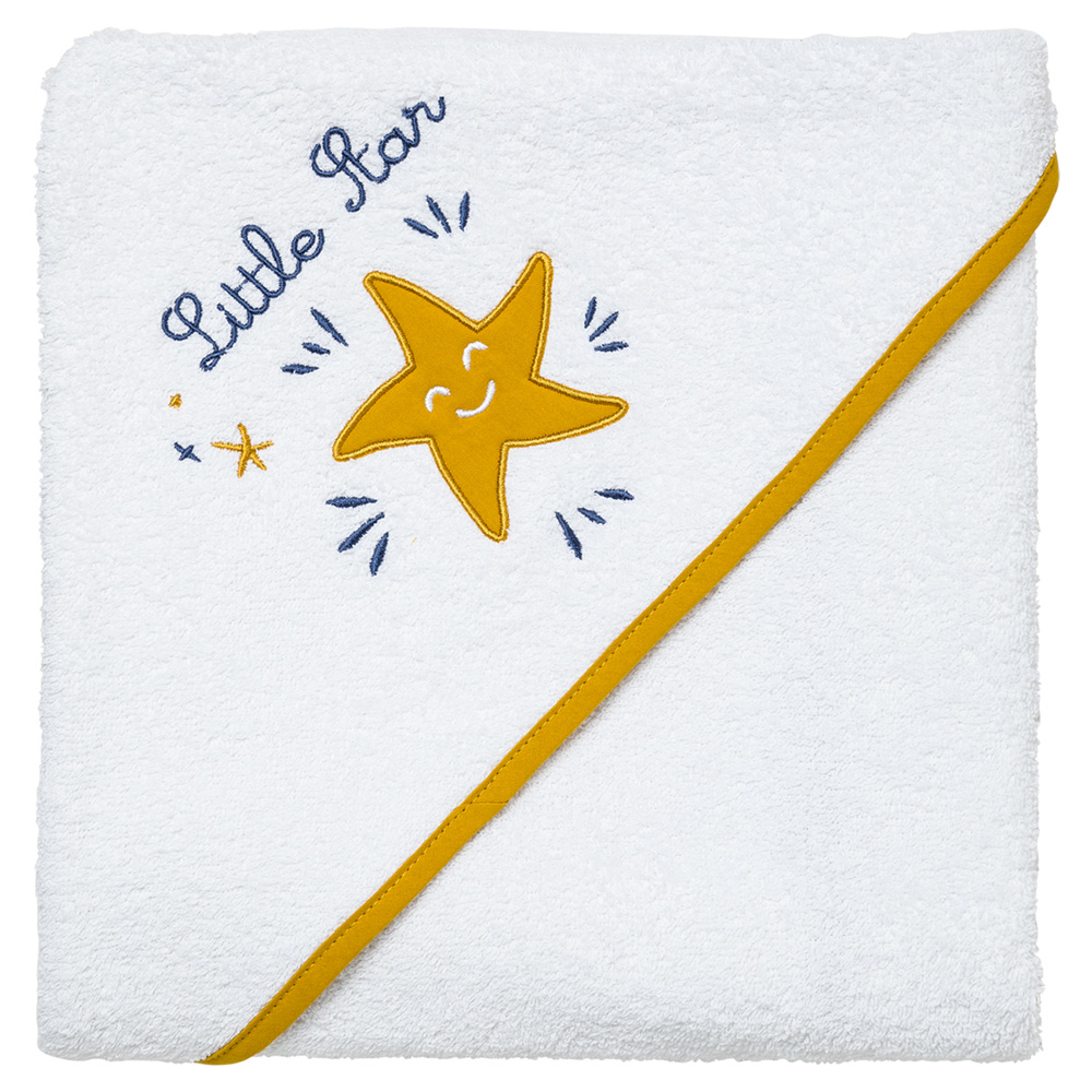 Sortie De Bain Bebe 100x100 Cm Little Star De Babycalin Sur Allobebe