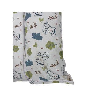 Les imparfaits - matelas à langer flocons - greenland renards - 50 x 70 cm Babycalin