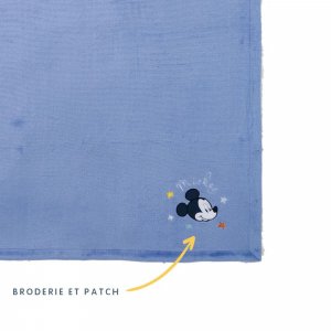 Couverture bi-matière 75 x 100 cm mickey cool Babycalin