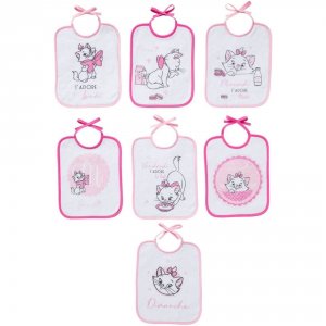 Lot de 7 bavoirs naissance - marie Babycalin