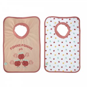 Lot de 2 bavoirs 1er âge smoothie Babycalin