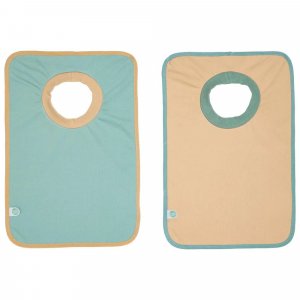 Lot de 2 bavoirs maternelle unis Babycalin