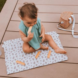 Lot de 2 bavoirs maternelle unis Babycalin