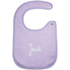 Lot de 7 bavoirs brodés Babycalin