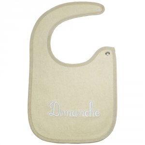 Lot de 7 bavoirs brodés Babycalin