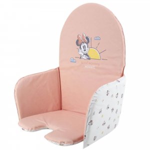 Coussin de chaise haute universel - minnie - 28x38cm Babycalin