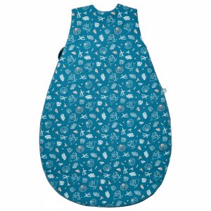 Gigoteuse naissance 0-6 mois seaside aop - 65 cm - popeline 100% coton - double jersey 100% coton - garnissage 100% polyester Little band