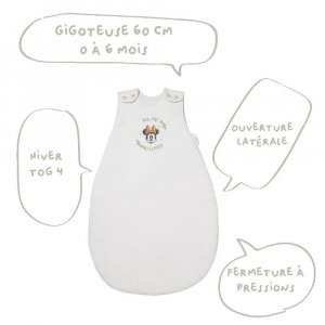 Gigoteuse naissance 0-6 mois minnie good morning - 65cm Babycalin