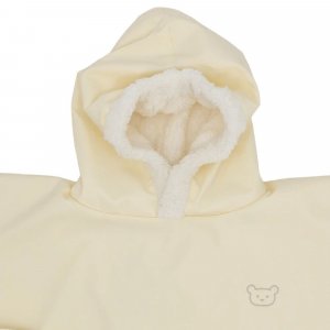 Poncho malin sable ours - 9/36 mois a pressions - tissu derperlant Babycalin