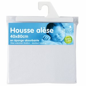 Alèse housse 40 x 80 cm Babycalin