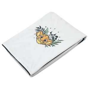 Couverture le roi lion 100x150 cm Little band